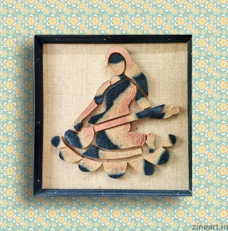 Beautiful Figure on Board.
Made of Thin layer of fired clay on a Jute surface( customizable).
Fire colour No chemical paint used.
contact us for any kind of customization(Size / background).